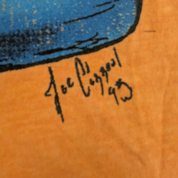 Death Row Records Sipping On Gin & Juice Orange Tee With Bold Graphics Small - Picture 3 of 8